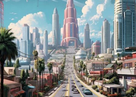 آینده شهرها تا هزار سال دیگر از نظر هوش مصنوعی + عکس