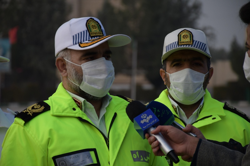 اعزام ۲۸۰ تیم پلیس راه اصفهان به نقاط برف گیر / برخورد سختگیرانه با خودروهای آلاینده
