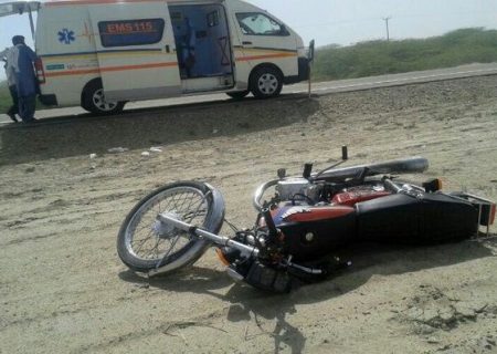 موتورسیکلتی که راکب خود را به کام مرگ کشاند