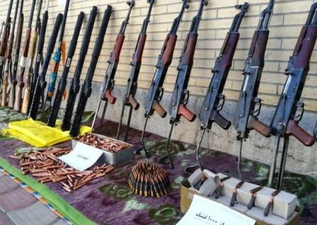 کشف ۴ قبضه اسلحه غیرمجاز در اصفهان