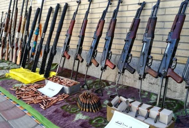 کشف ۴ قبضه اسلحه غیرمجاز در اصفهان