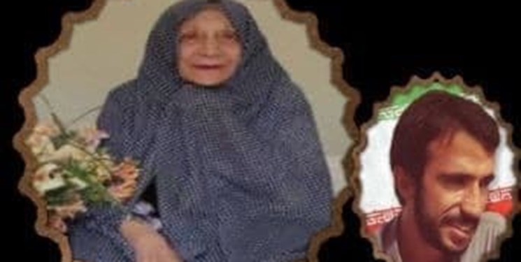 پیکر مادر شهید غازی صبح امروز در اصفهان تشییع شد