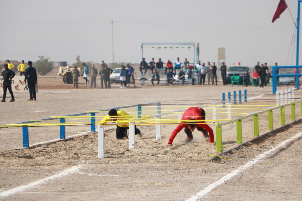 اجرای مرحله نهایی لیگ مسابقات پنجگانه سپاه پاسداران به میزبانی لشکر ۱۴ امام حسین علیه السلام