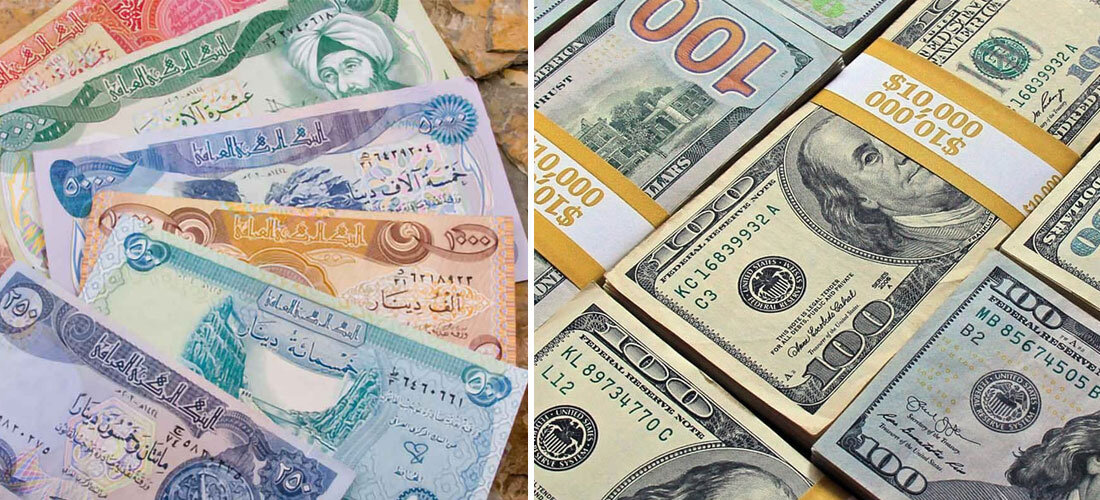 مبادلات تجاری عراق به جای دلار با دینار صورت می‌گیرد